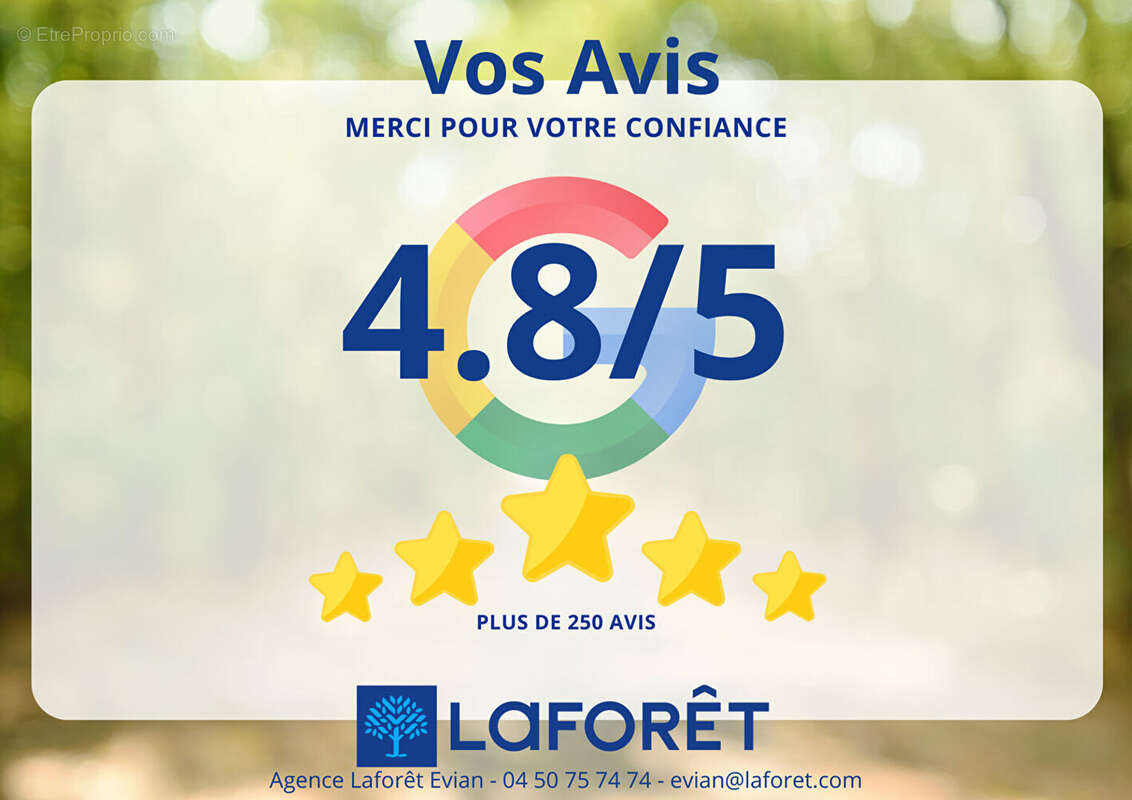 Appartement à EVIAN-LES-BAINS