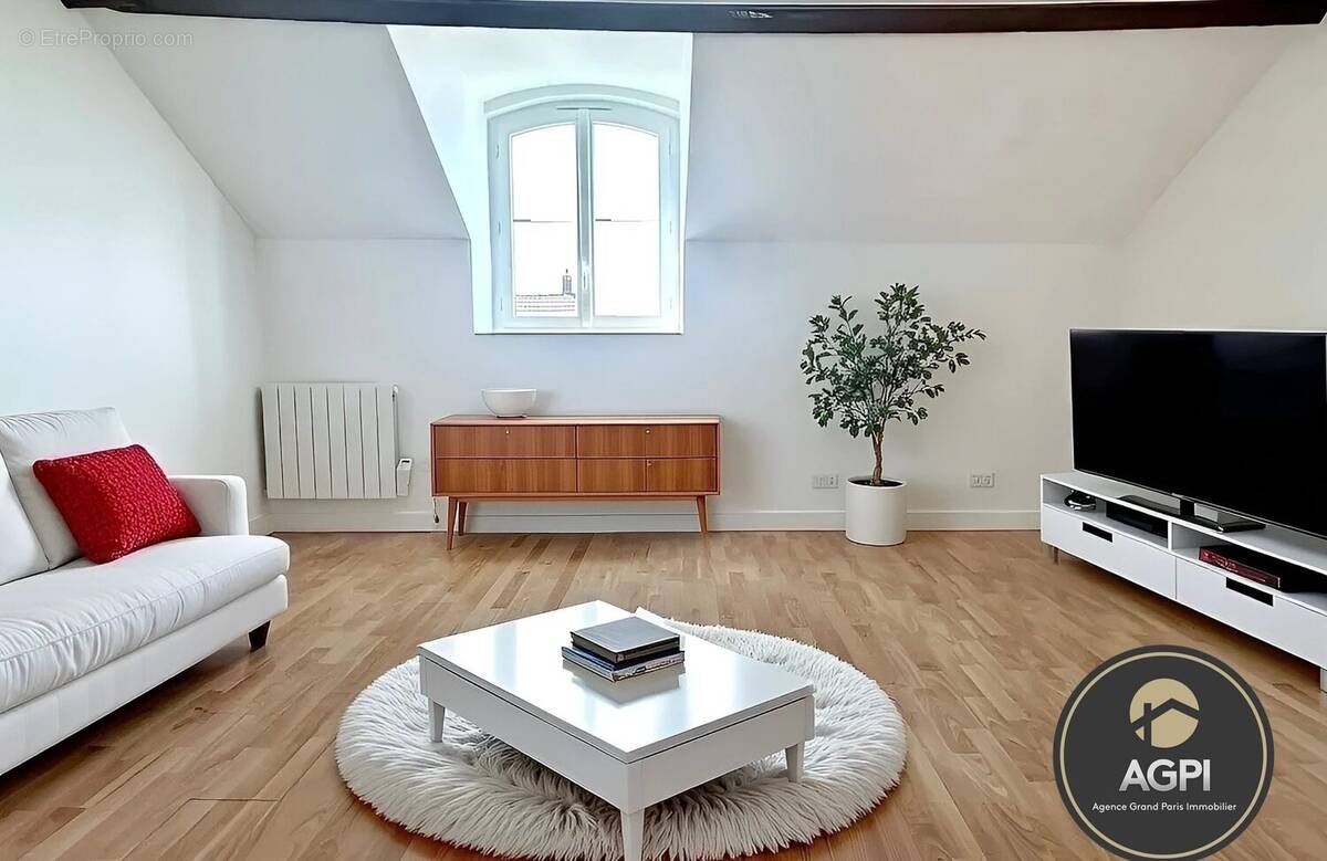 Séjour aménagement virtuel - Appartement à SACLAY