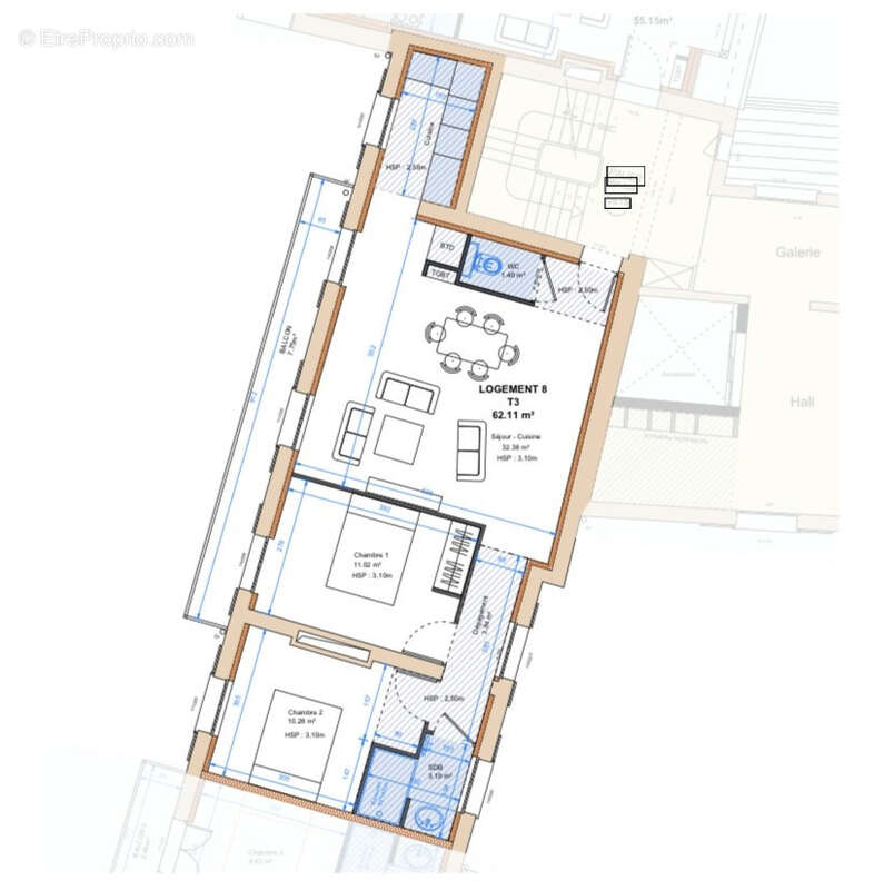 Appartement à LOCHES