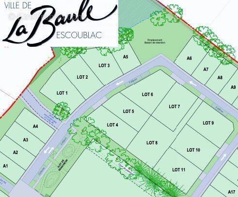 Terrain à LA BAULE-ESCOUBLAC
