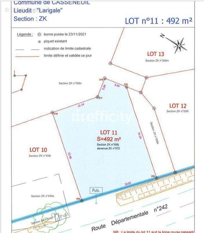 Terrain à CASSENEUIL