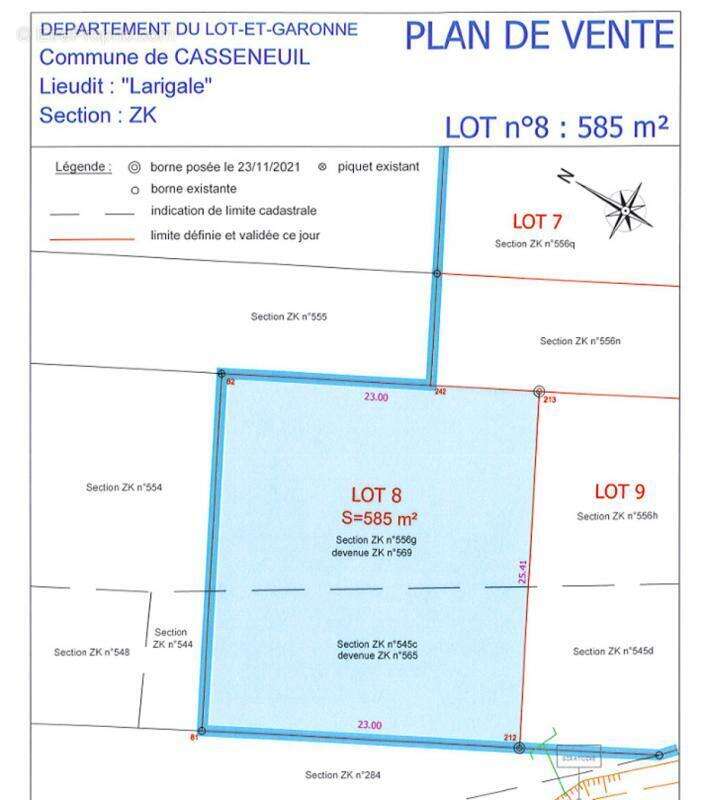 Terrain à CASSENEUIL