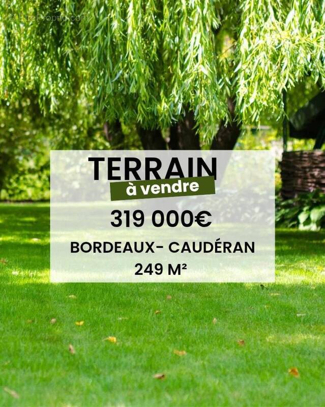 Photo 1 - Terrain à BORDEAUX
