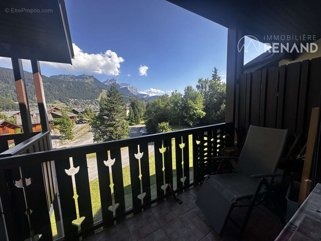 balcon salon  - Appartement à CLUSES