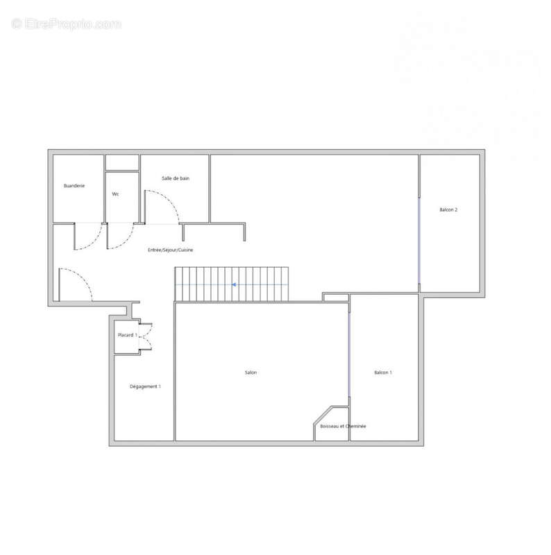 Plan étage 4 - Appartement à CLUSES