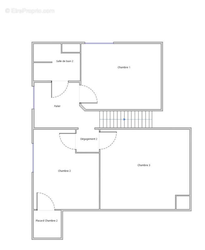 Plan étage 5 - Appartement à CLUSES