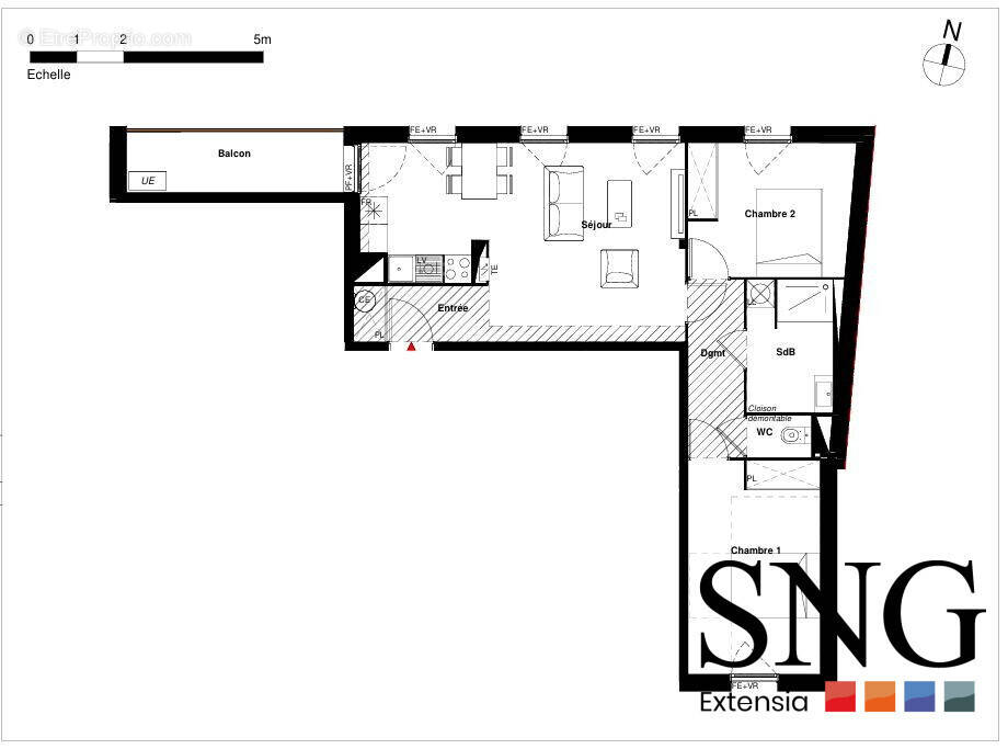 Appartement à LABARTHE-SUR-LEZE