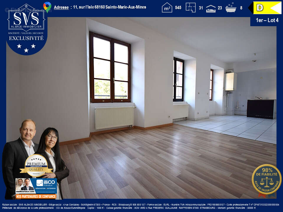 Appartement à SAINTE-MARIE-AUX-MINES