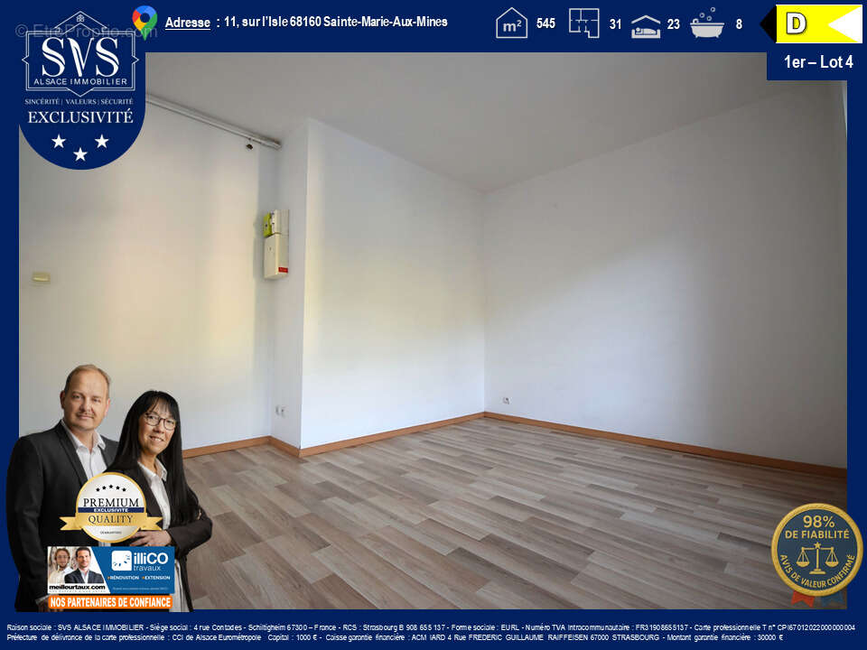 Appartement à SAINTE-MARIE-AUX-MINES