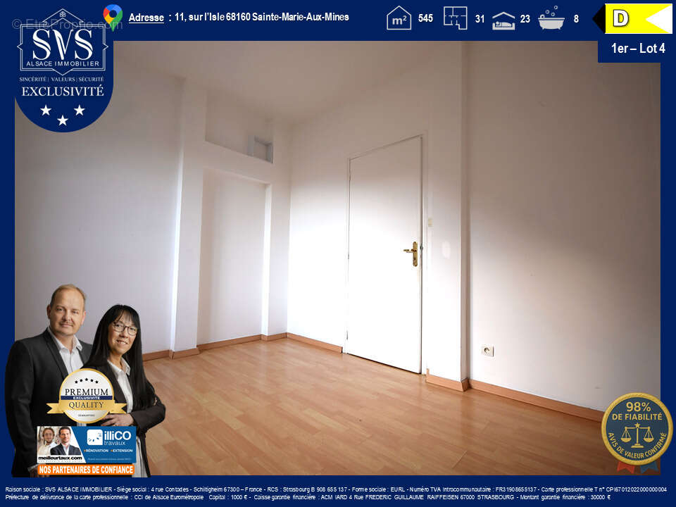 Appartement à SAINTE-MARIE-AUX-MINES