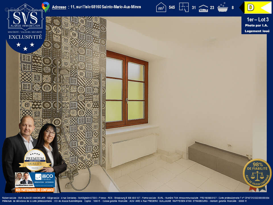 Appartement à SAINTE-MARIE-AUX-MINES