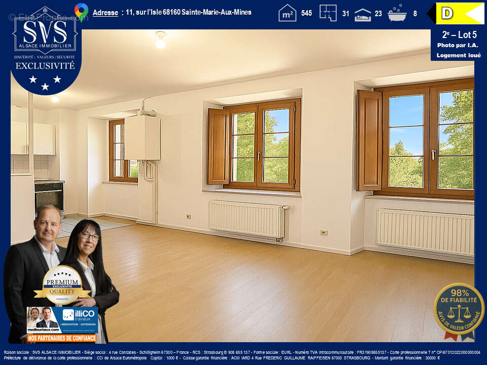 Appartement à SAINTE-MARIE-AUX-MINES