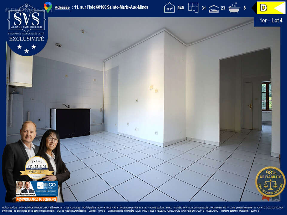 Appartement à SAINTE-MARIE-AUX-MINES