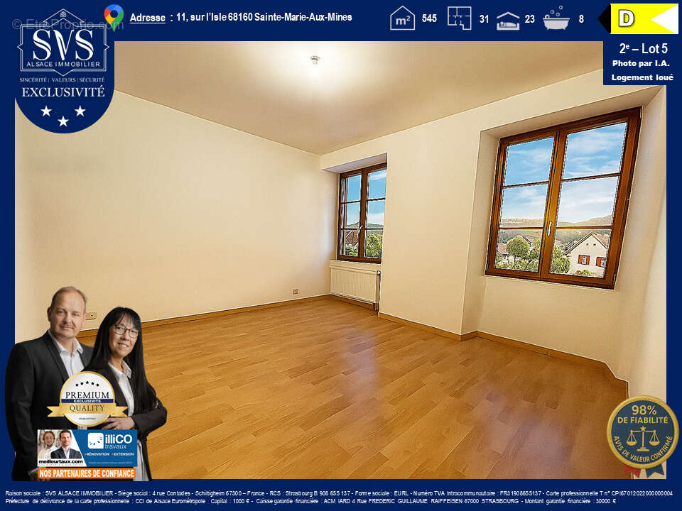 Appartement à SAINTE-MARIE-AUX-MINES