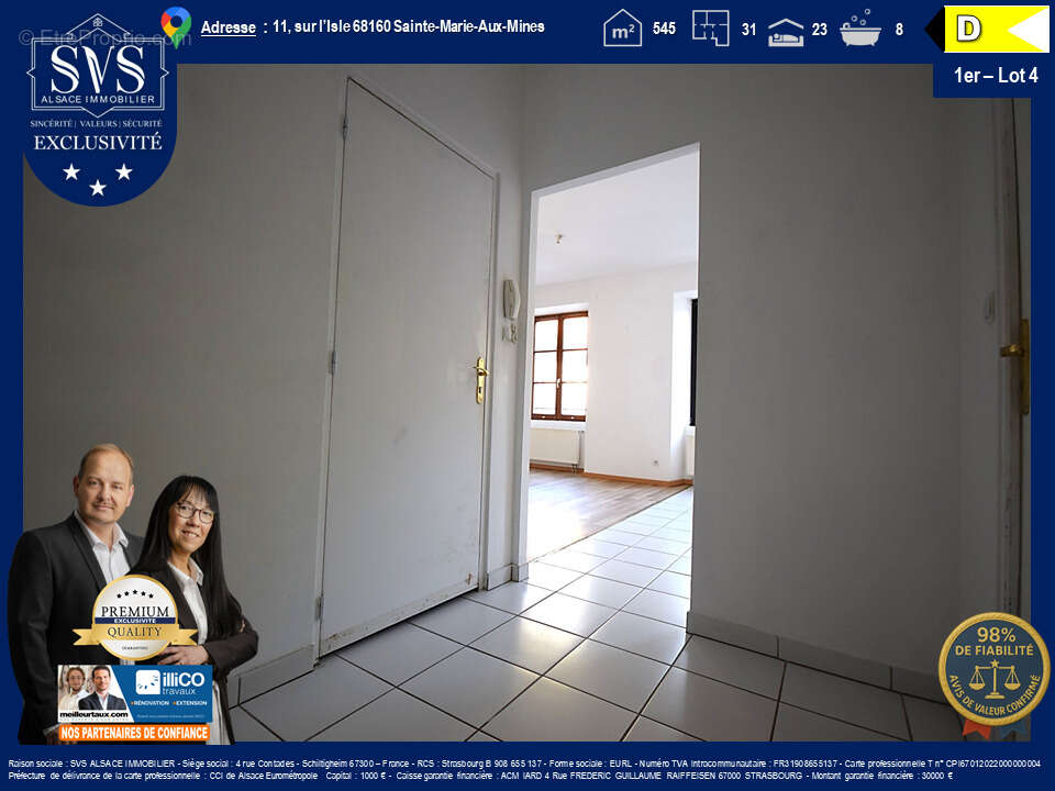 Appartement à SAINTE-MARIE-AUX-MINES