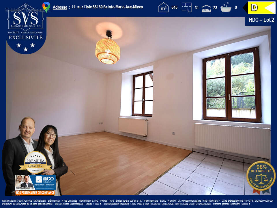 Appartement à SAINTE-MARIE-AUX-MINES