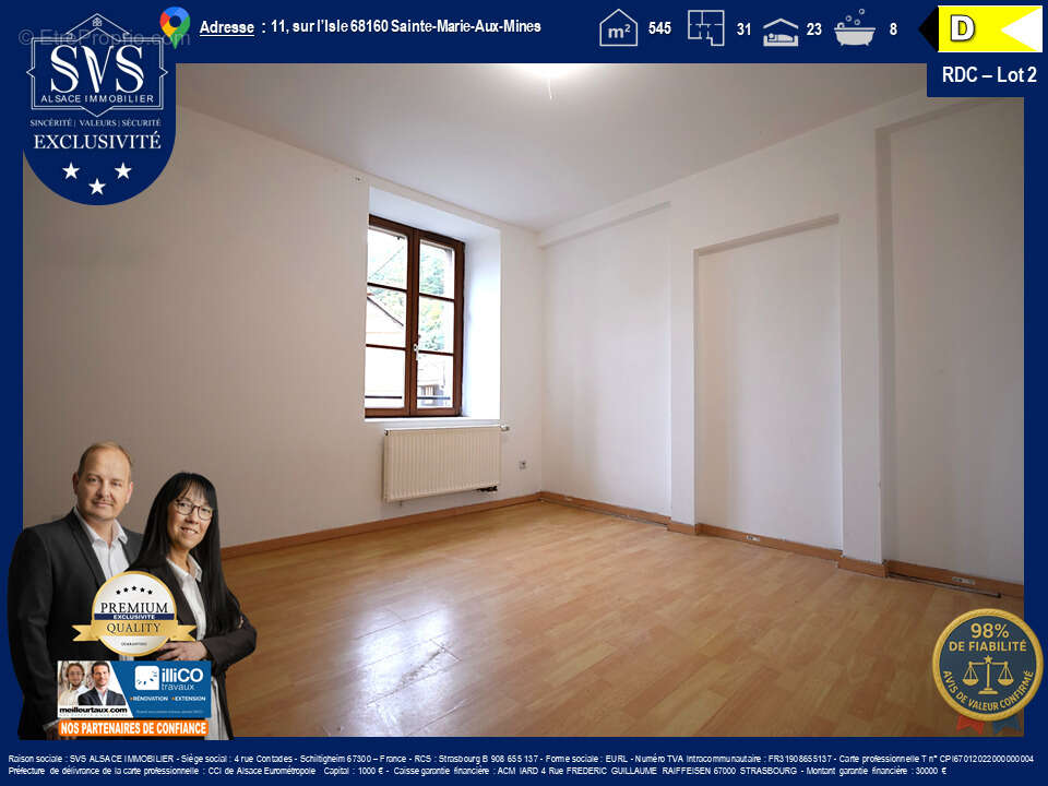 Appartement à SAINTE-MARIE-AUX-MINES