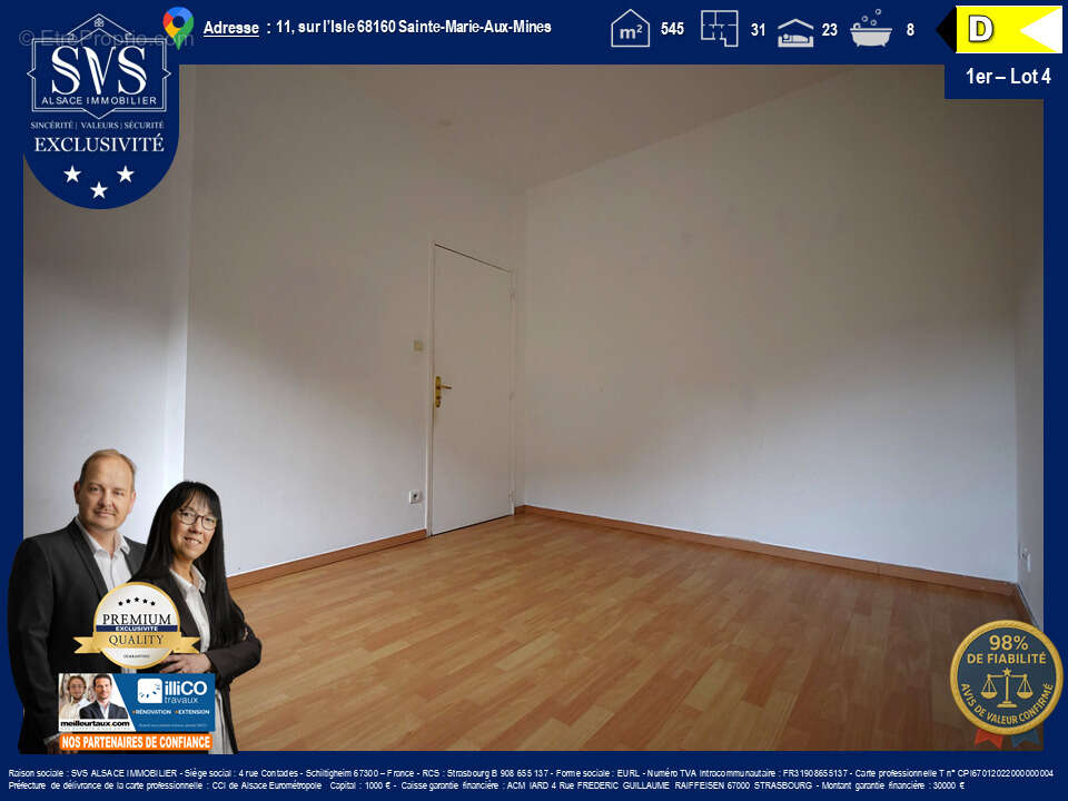 Appartement à SAINTE-MARIE-AUX-MINES