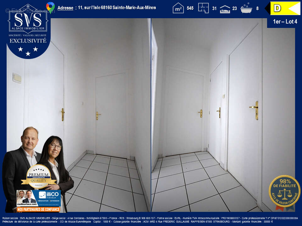 Appartement à SAINTE-MARIE-AUX-MINES