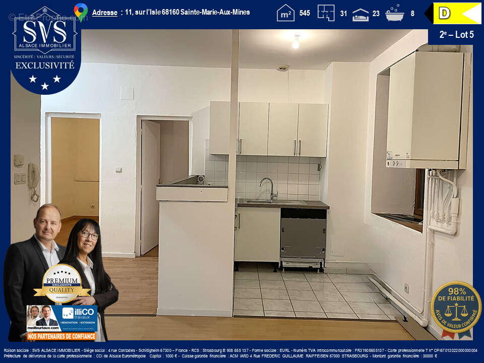 Appartement à SAINTE-MARIE-AUX-MINES