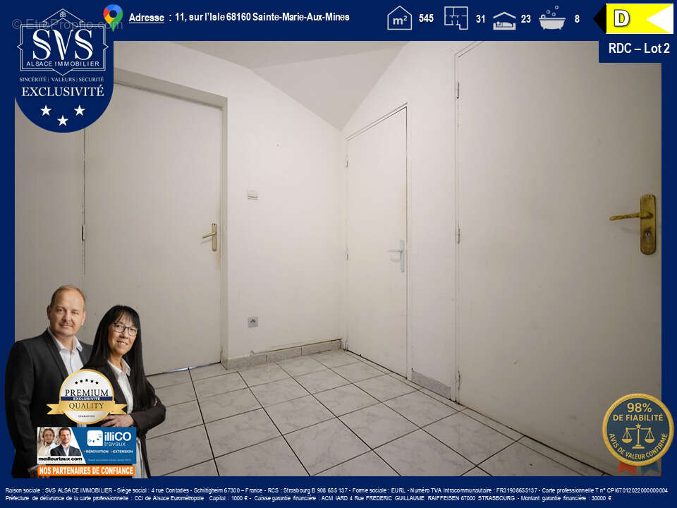 Appartement à SAINTE-MARIE-AUX-MINES