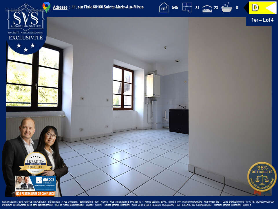 Appartement à SAINTE-MARIE-AUX-MINES