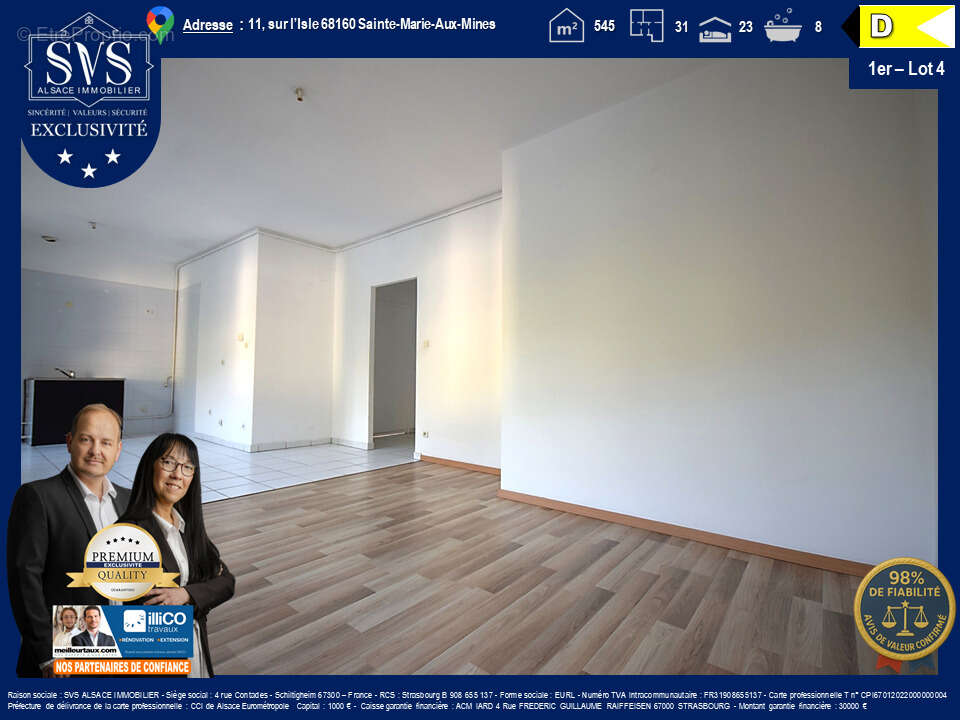 Appartement à SAINTE-MARIE-AUX-MINES