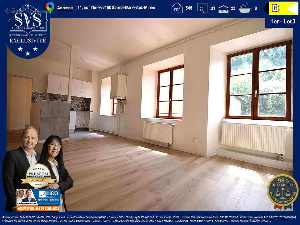 Appartement à SAINTE-MARIE-AUX-MINES