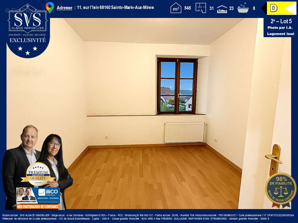 Appartement à SAINTE-MARIE-AUX-MINES