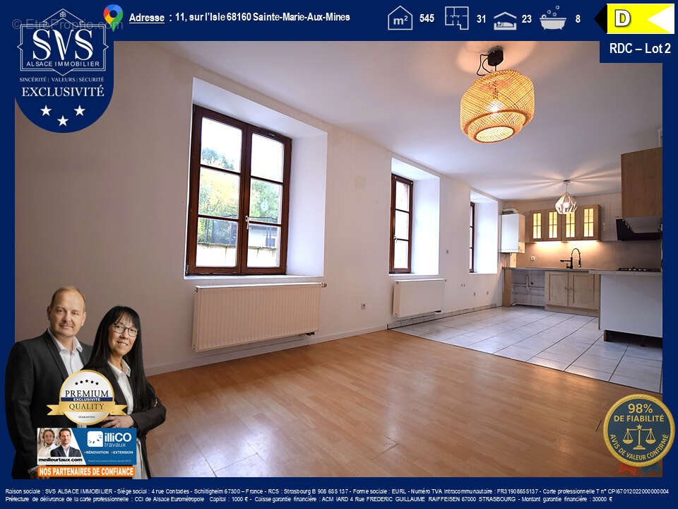 Appartement à SAINTE-MARIE-AUX-MINES