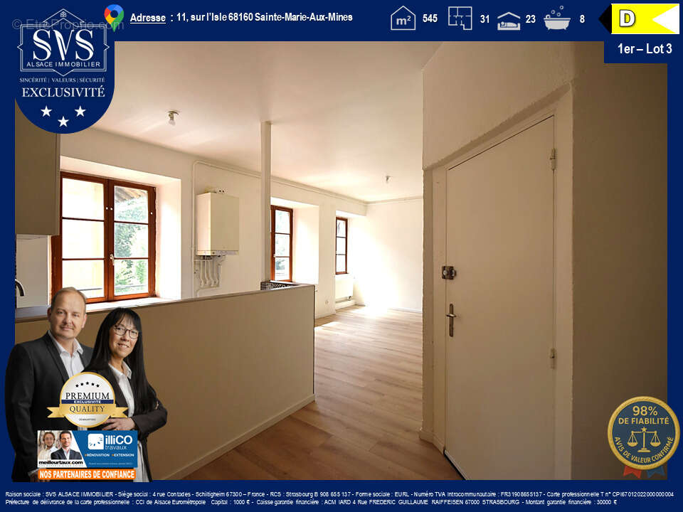 Appartement à SAINTE-MARIE-AUX-MINES