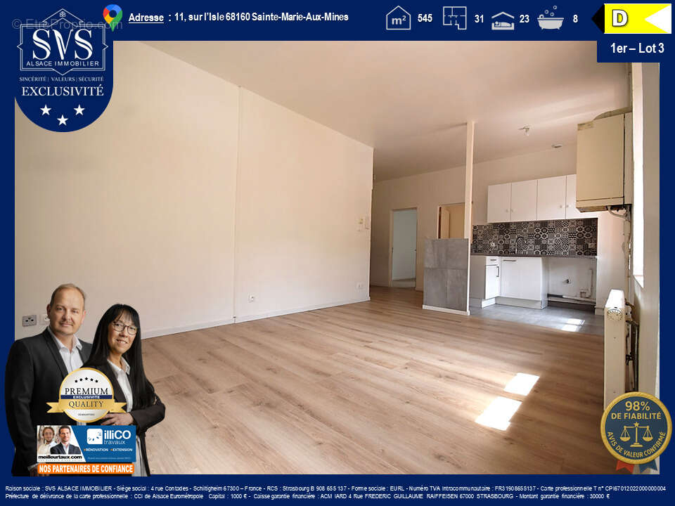 Appartement à SAINTE-MARIE-AUX-MINES