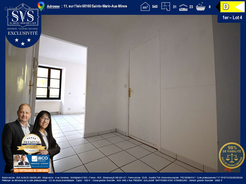 Appartement à SAINTE-MARIE-AUX-MINES