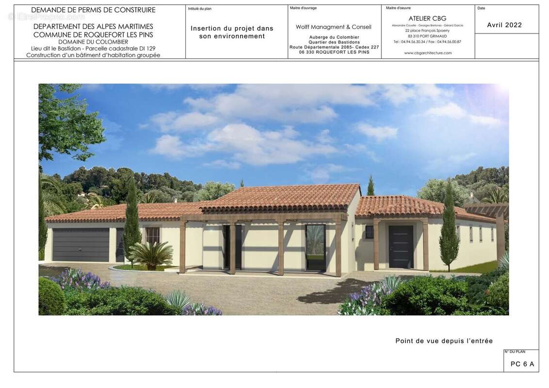 Terrain à ROQUEFORT-LES-PINS