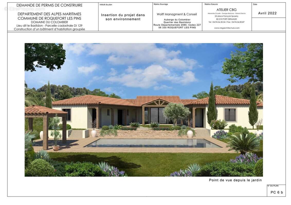 Terrain à ROQUEFORT-LES-PINS