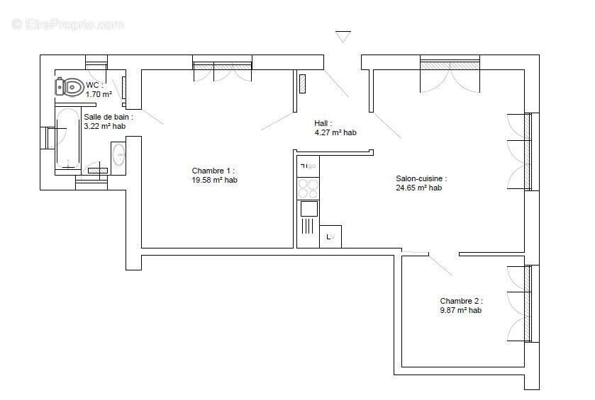 Appartement à ERSTEIN