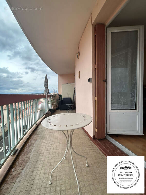 terrasse  - Appartement à BOURG-DE-PEAGE