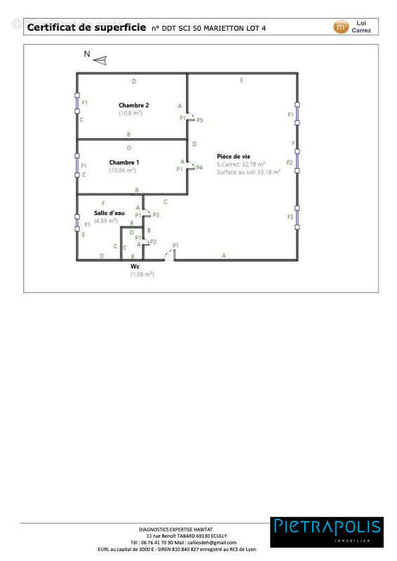 CROQUIS - Appartement à LYON-9E