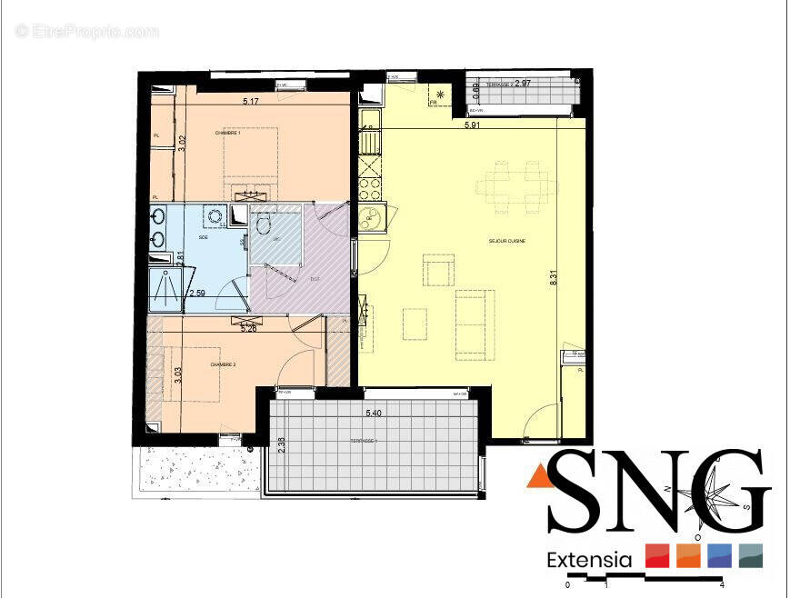 Appartement à MONTPELLIER