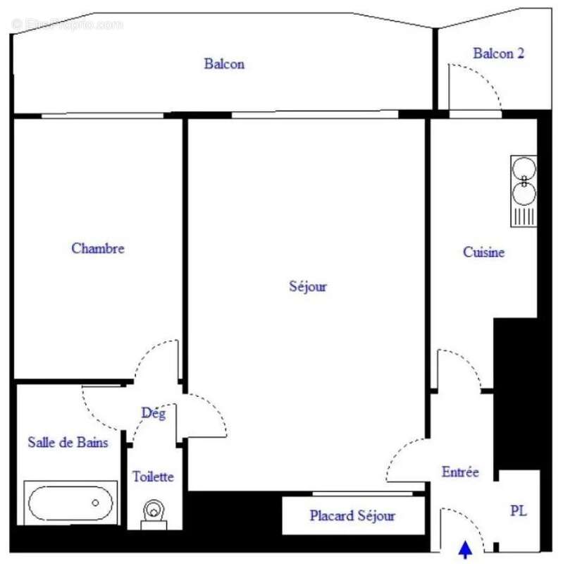 Appartement à PARIS-18E