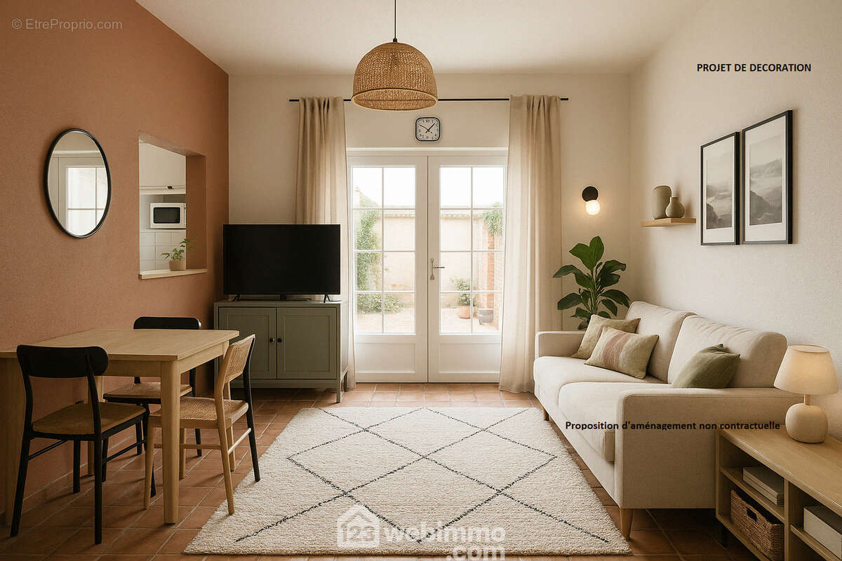 Visualisez le charme de cet intérieur après réaménagement. - Maison à SAINTE-MAXIME