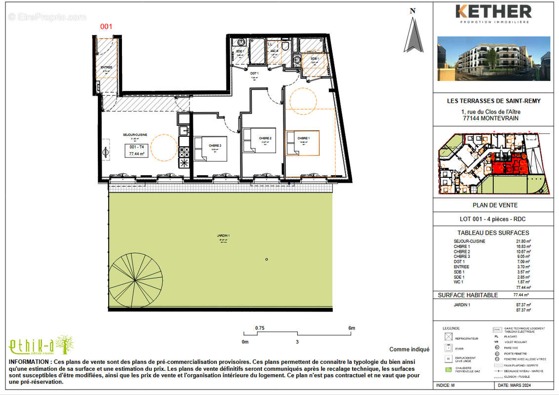 Appartement à MONTEVRAIN