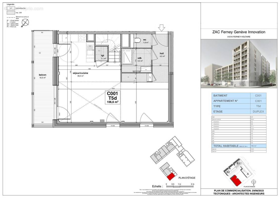 Appartement à FERNEY-VOLTAIRE