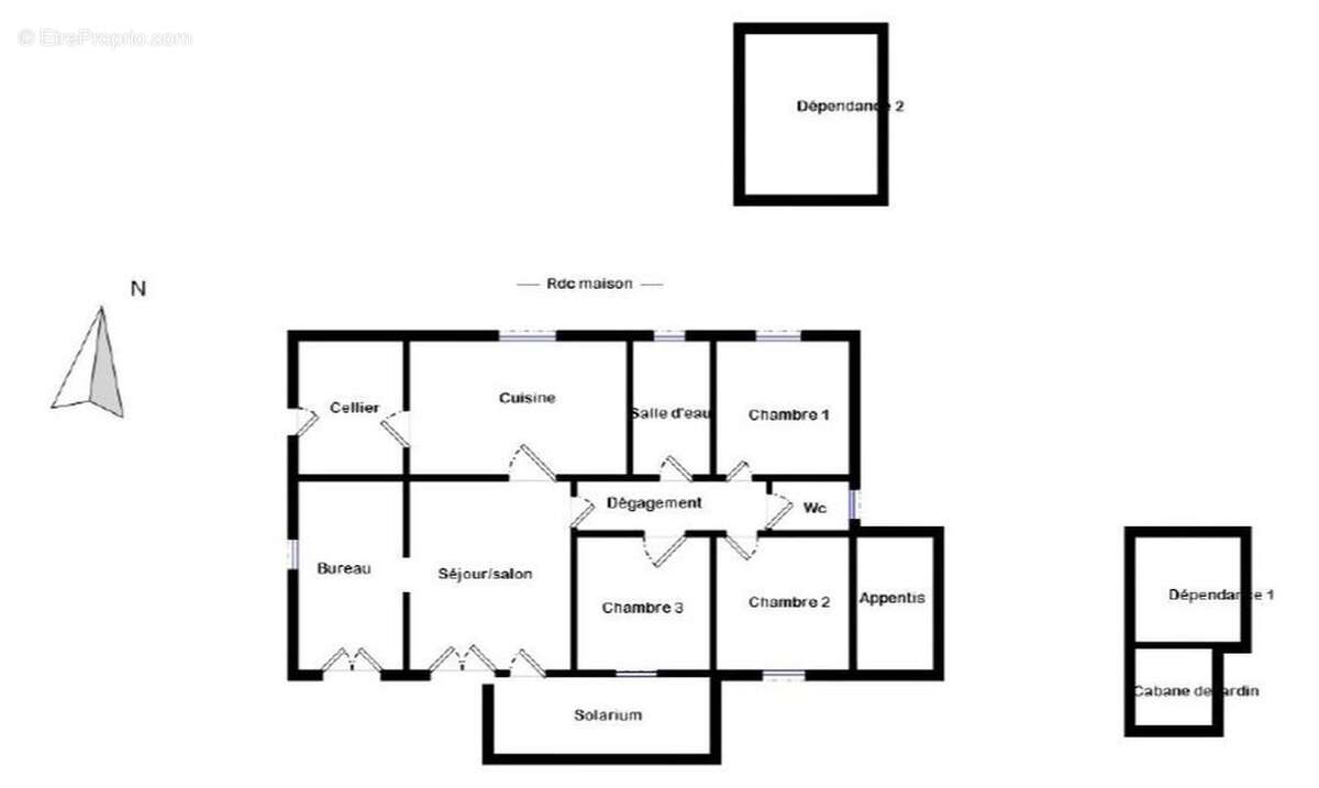 Maison à PARLEBOSCQ