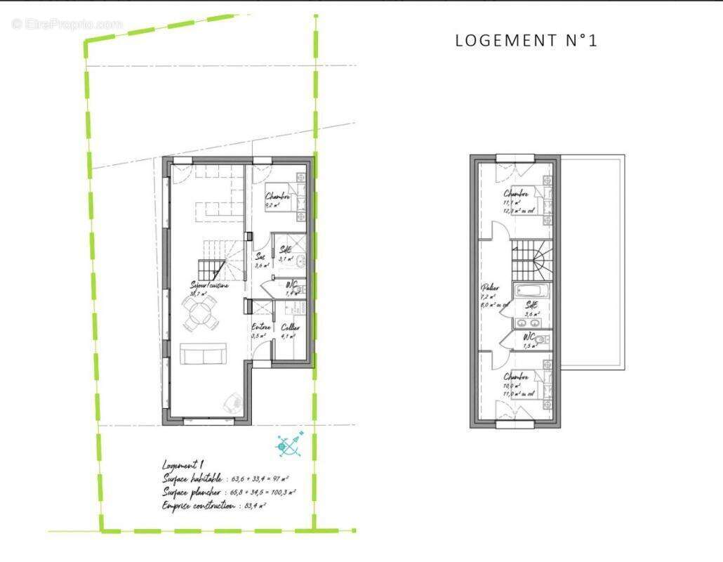 Terrain à LE POULIGUEN