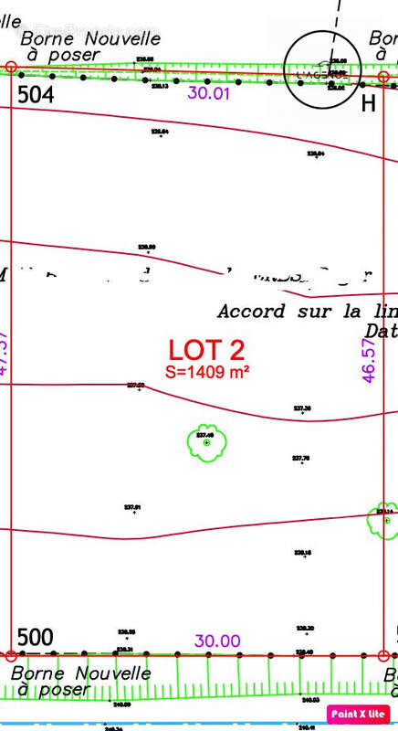 Terrain à BENAMENIL