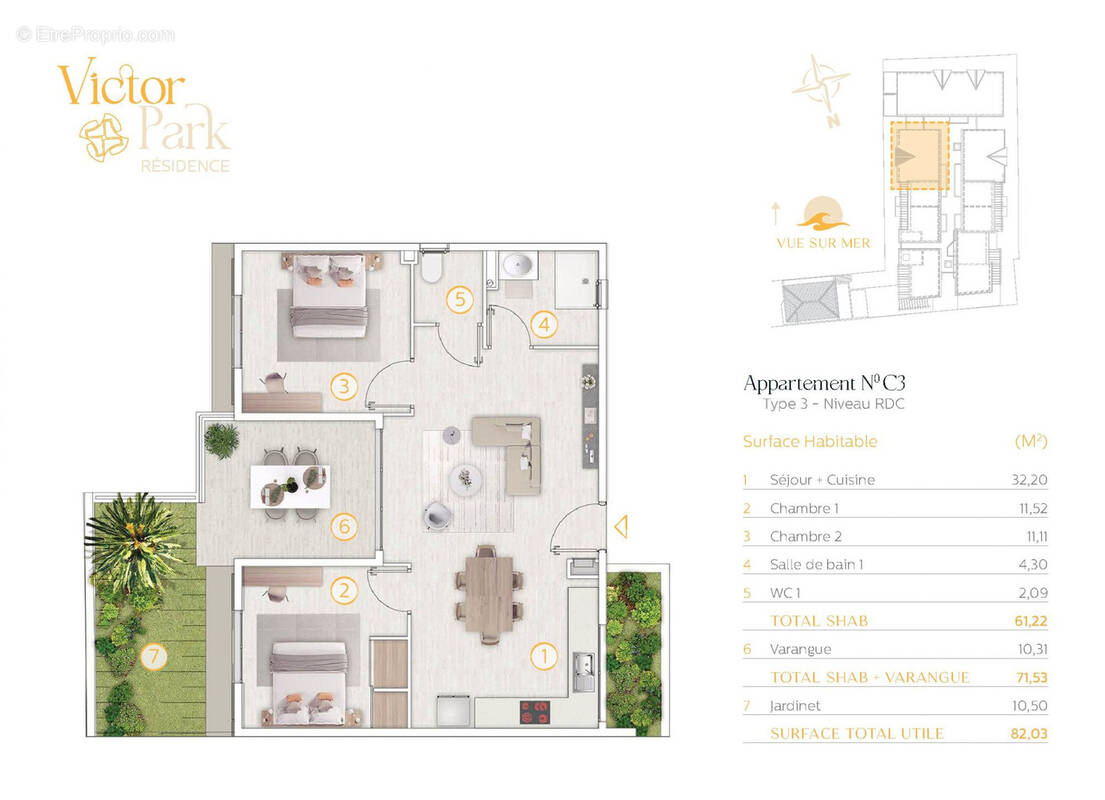 Appartement à SAINT-PIERRE