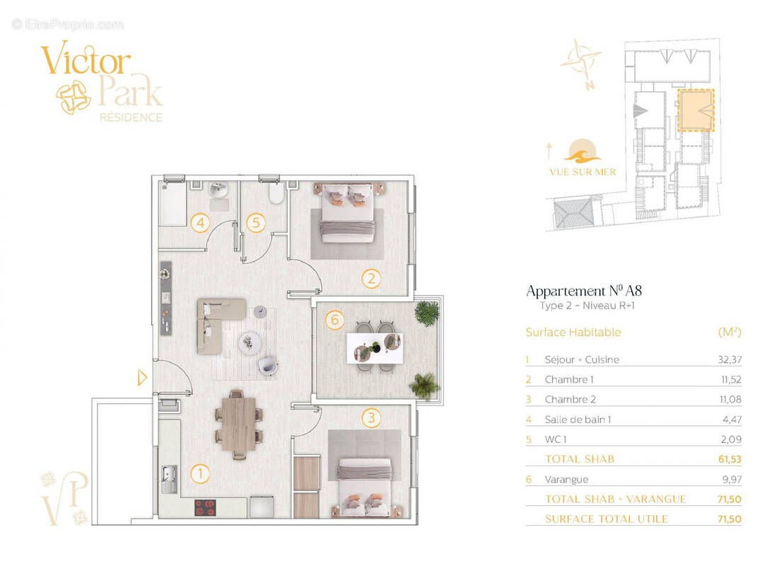 Appartement à SAINT-PIERRE