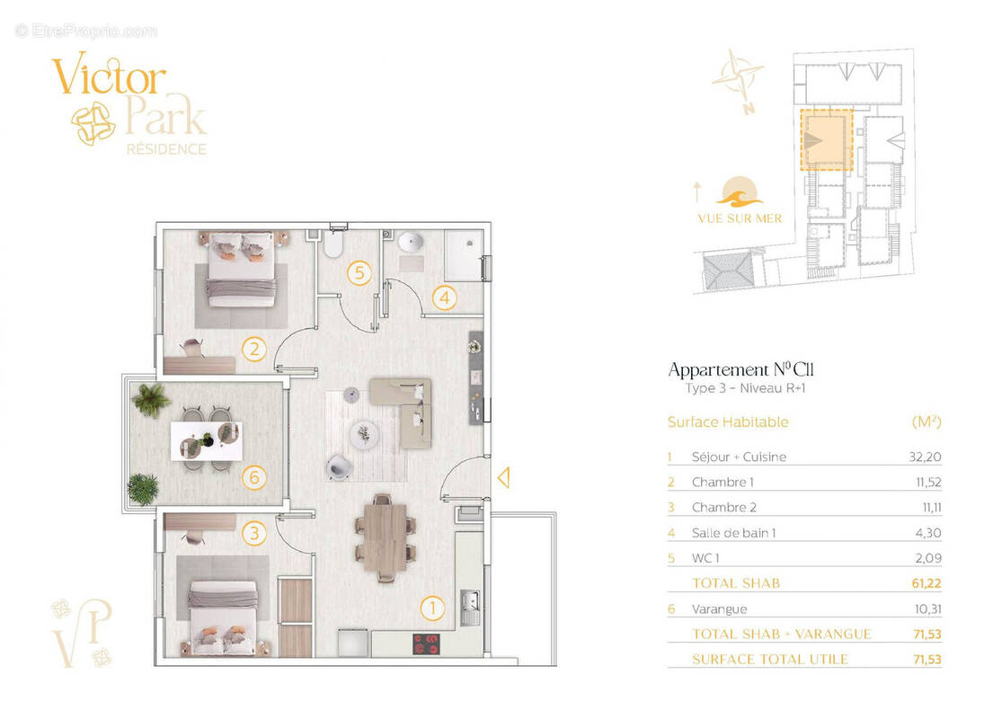 Appartement à SAINT-PIERRE