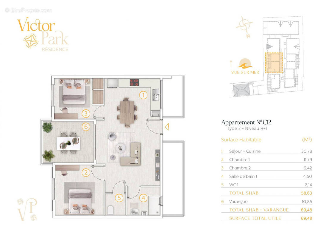 Appartement à SAINT-PIERRE